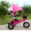 2015 Meilleur prix de la sécurité à prix bon marché Baby Tricycle pour enfants avec remorque / mère promenade bébé vélo / baby twins tricycle